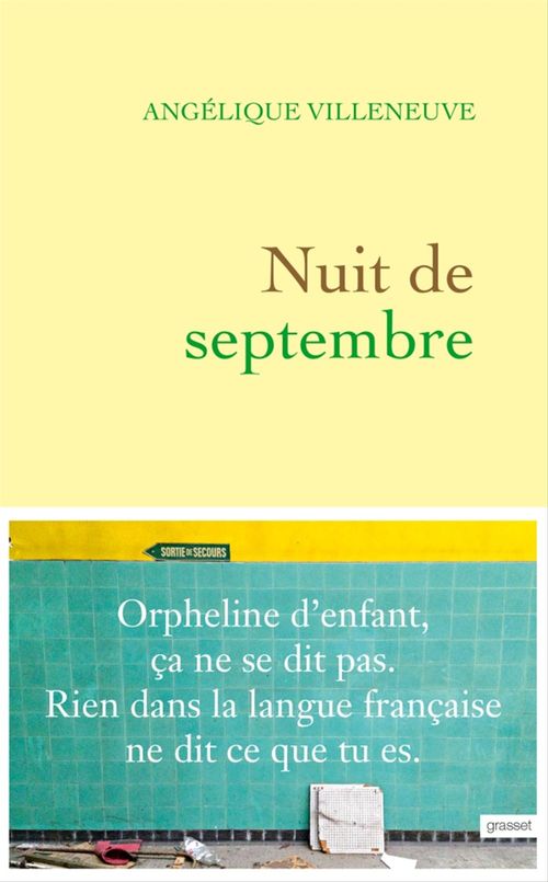 ebook cover of Nuit de septembre, by Angélique Villeneuve
