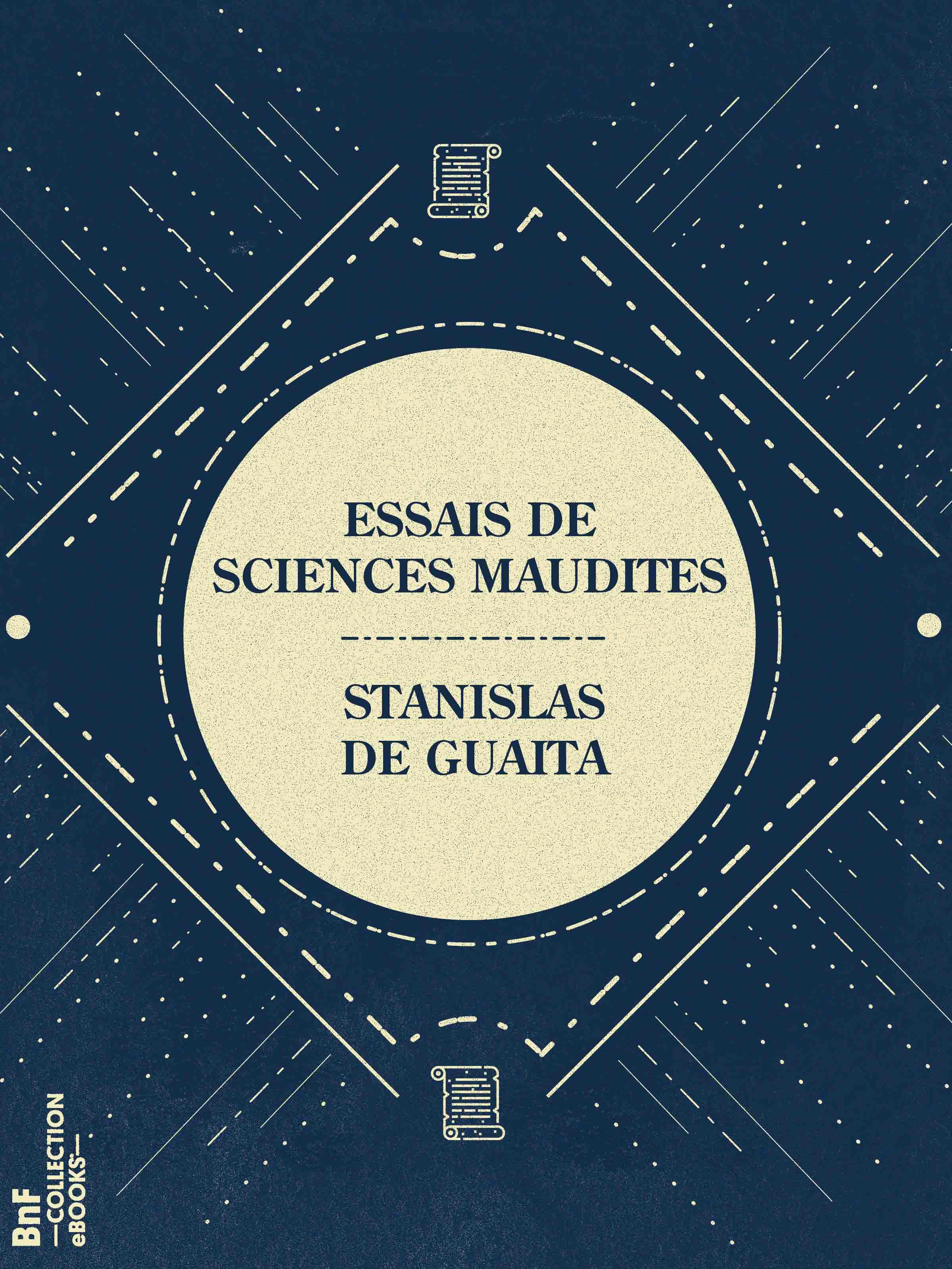 Couverture ebook de Essais de sciences maudites, de Stanislas De Guaita