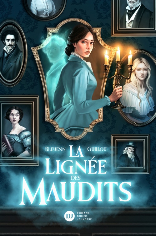 ebook cover of La Lignée des maudits, by Bleuenn Guillou, Pauline Gallois