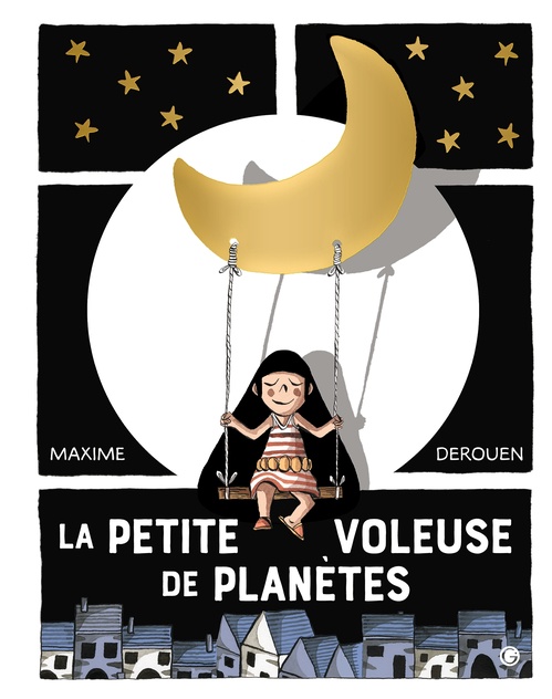 Couverture ebook de La petite voleuse de planètes, de Maxime Derouen