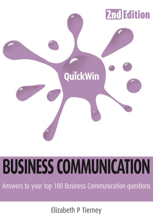 ebook cover of Quick Win Business Communication 2e, by Elizabeth P. Tierney