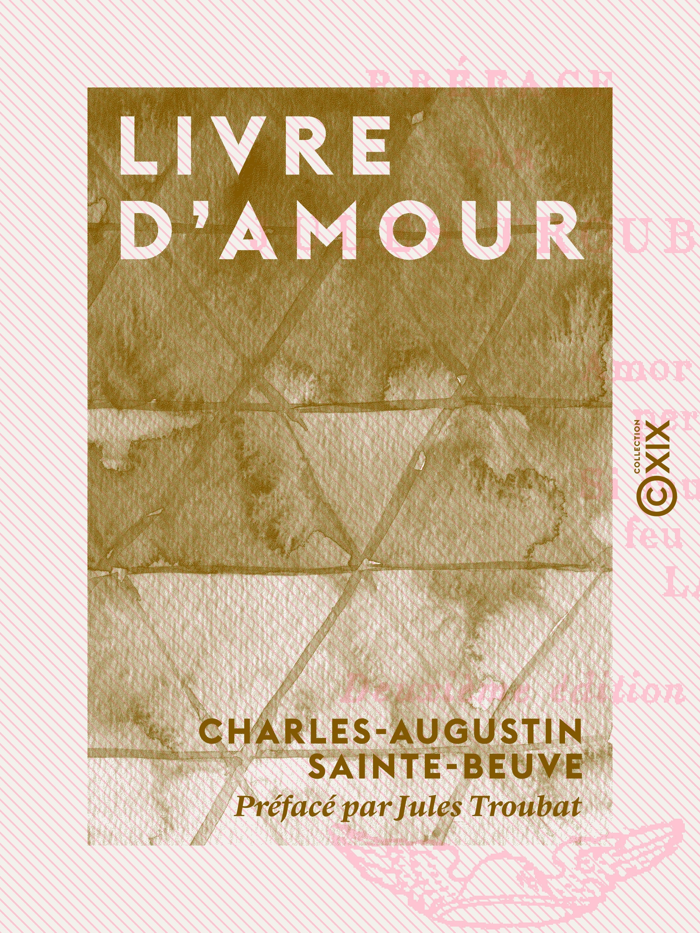 ebook cover of Livre d'amour, by Charles-Augustin Sainte-Beuve, Jules Troubat