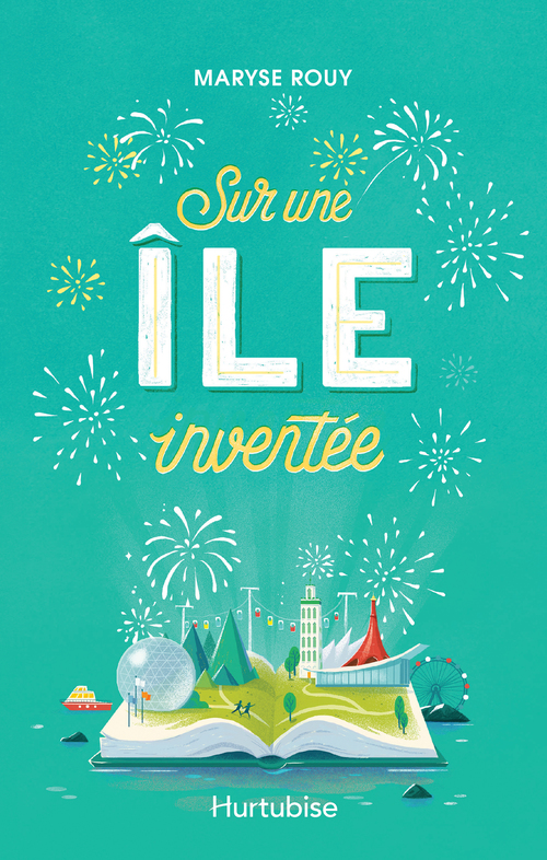 Couverture ebook de Sur une île inventée, de Maryse Rouy