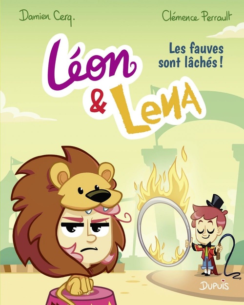Couverture ebook de Léon et Lena - Tome 2 - Les fauves sont lâchés, de Damien Cerq.