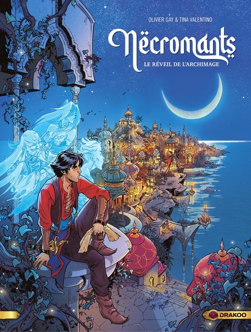 Couverture ebook de Nécromants - Tome 1 - Le réveil de l'Archimage, de Olivier Gay
