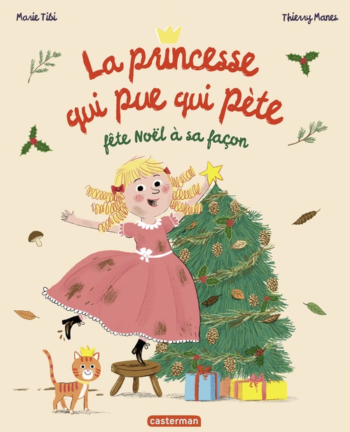 ebook cover of La Princesse qui pue qui pète fête Noël à sa façon - Grand format, by Thierry Manes, Marie Tibi