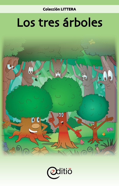 Couverture ebook de Los tres árboles, de Collectif