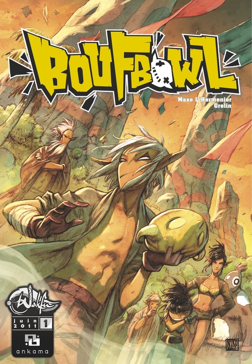 Couverture ebook de Wakfu Heroes : Boufbowl - Tome 1, de Grelin, Maxe L'Hermenier