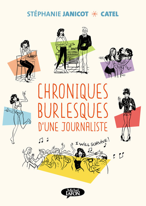 Couverture ebook de Chroniques burlesques d'une journaliste, de Stéphanie Janicot, Catel