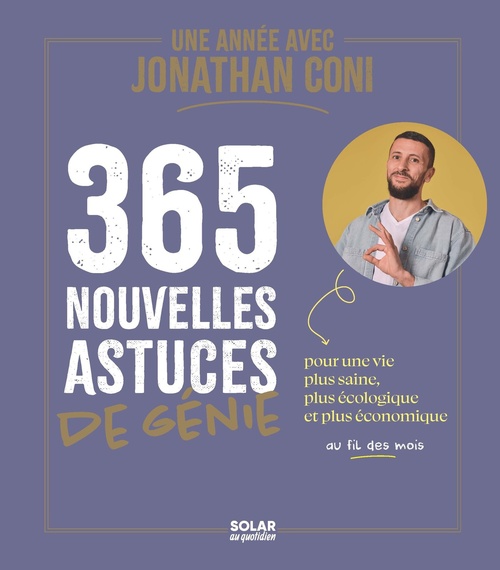 Couverture ebook de Une année avec Jonathan Coni - 365 nouvelles astuces de génie, de Jonathan Coni