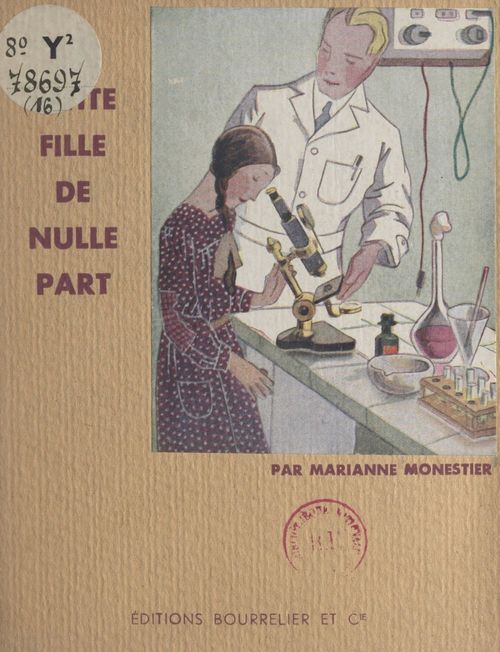 Couverture ebook de La petite fille de nulle part, de Marianne Monestier