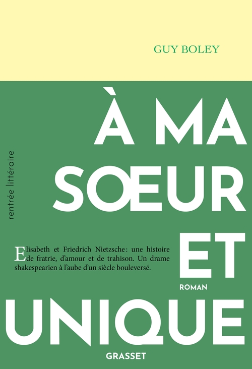ebook cover of A ma soeur et unique, by Guy Boley