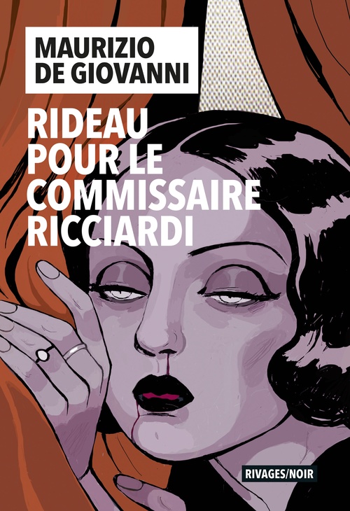 Couverture ebook de Rideau pour le commissaire Ricciardi, de Maurizio De Giovanni