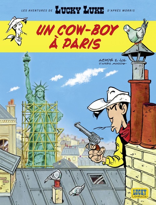 ebook cover of Les aventures de Lucky Luke d'après Morris - Tome 8 - Un cow-boy à Paris, by Jul, Achdé