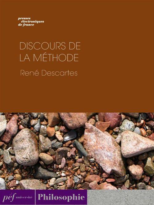 Couverture ebook de Discours de la méthode, de René Descartes
