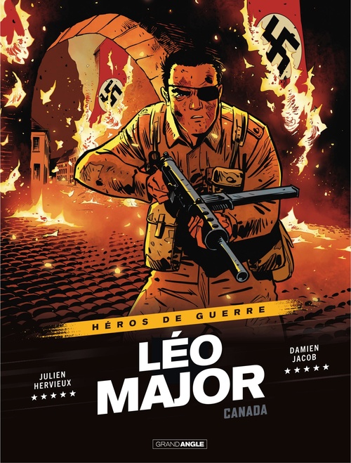 Couverture ebook de Héros de guerre - Tome 1 - Léo Major, de Julien Hervieux