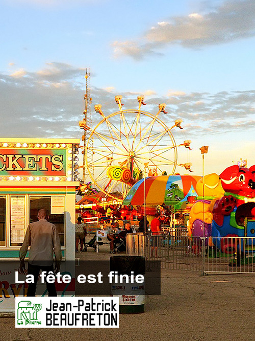 Couverture ebook de La fête est finie, de Jean-Patrick Beaufreton