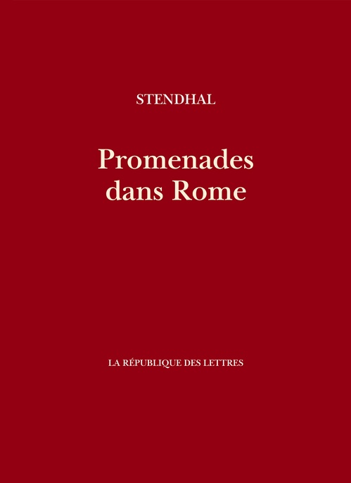 ebook cover of Promenades dans Rome, by Stendhal
