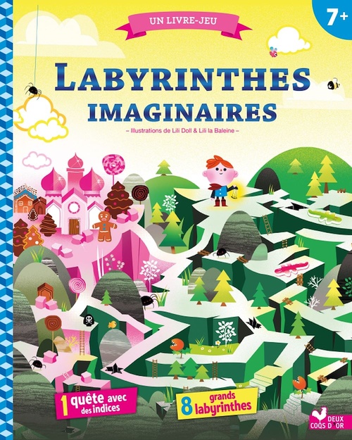 Couverture ebook de Labyrinthes Imaginaires, de Pauline Dufour
