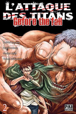 Couverture ebook de L'Attaque des Titans - Before the Fall T02, de Ryô Suzukaze, Satoshi Shiki