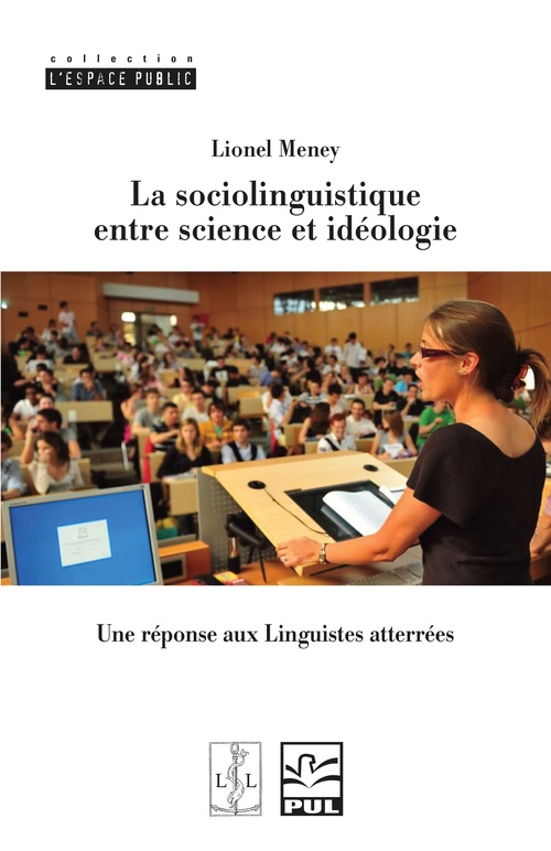 Couverture ebook de La sociolinguistique entre science et idéologie, de Lionel Meney