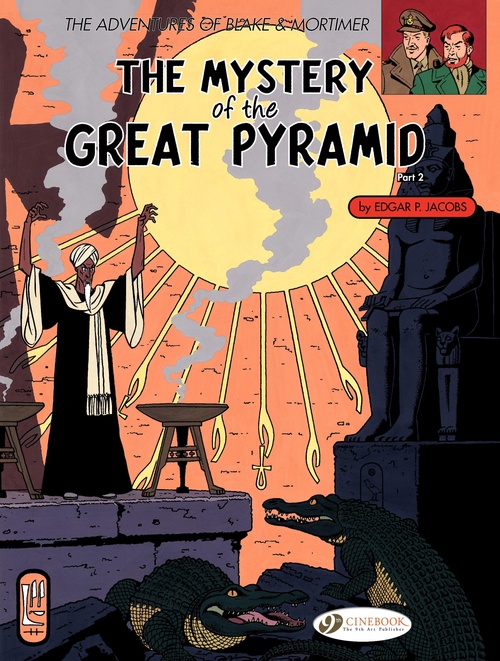 Couverture ebook de Blake & Mortimer - Volume 3 - The Mystery of the Great Pyramid (Part 2), de Edgar Pierre Jacobs