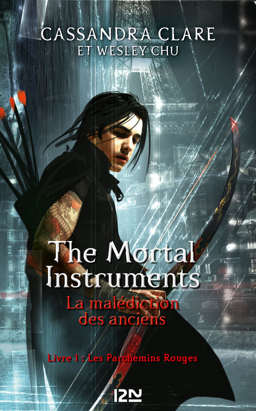 ebook cover of The Mortal Instruments - La malédiction des anciens - Livre 1 Les parchemins rouges, by Wesley j. Chun, Cassandra Clare