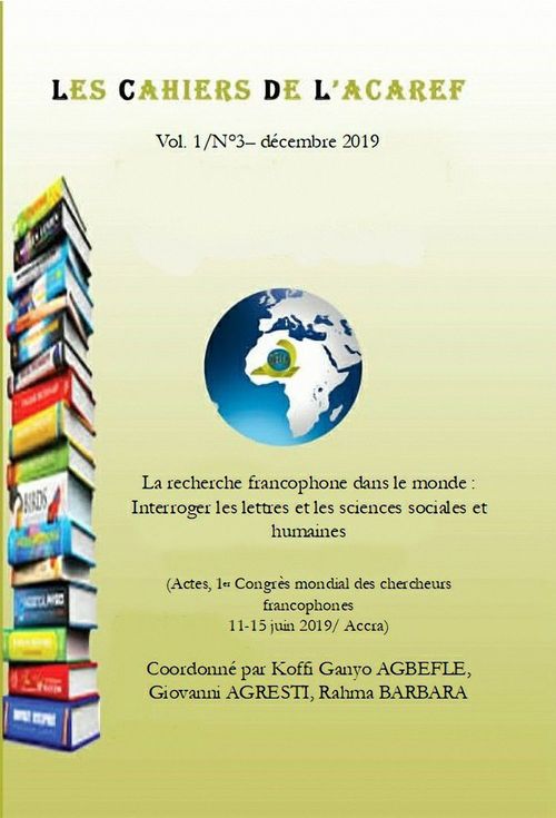 ebook cover of La recherche francophone dans le monde, by G. Ag R. Barbara K. G. Agbefle