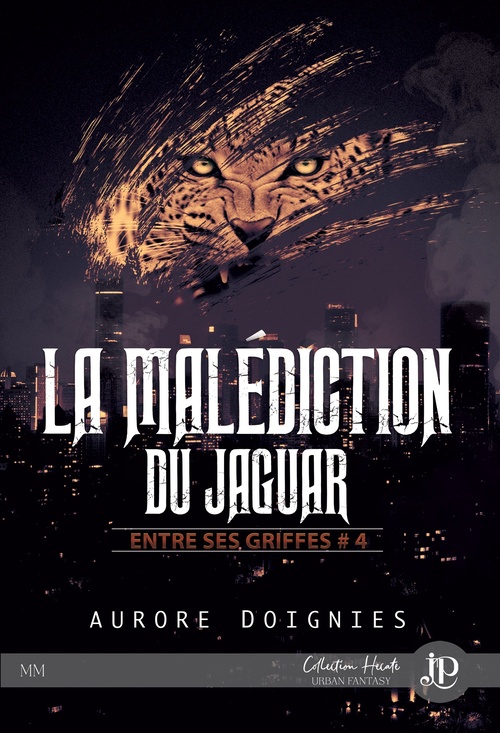 Couverture ebook de La malédiction du jaguar, de Aurore Doignies