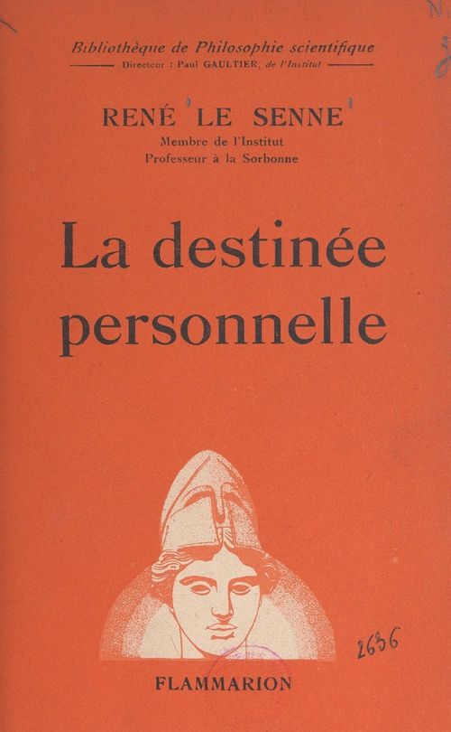 ebook cover of La destinée personnelle, by Rene Le Senne