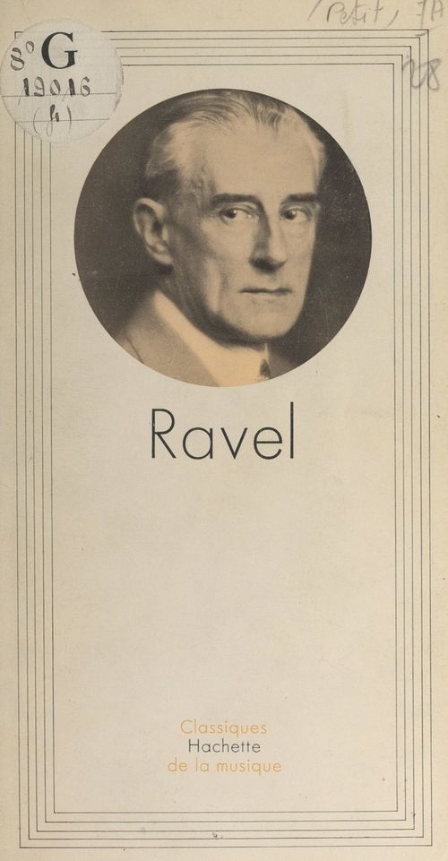 Couverture ebook de Ravel, de Pierre Petit