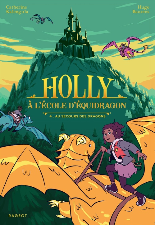ebook cover of Holly à l'école d'équidragon - Tome 4, Au secours des dragons, by Catherine Kalengula