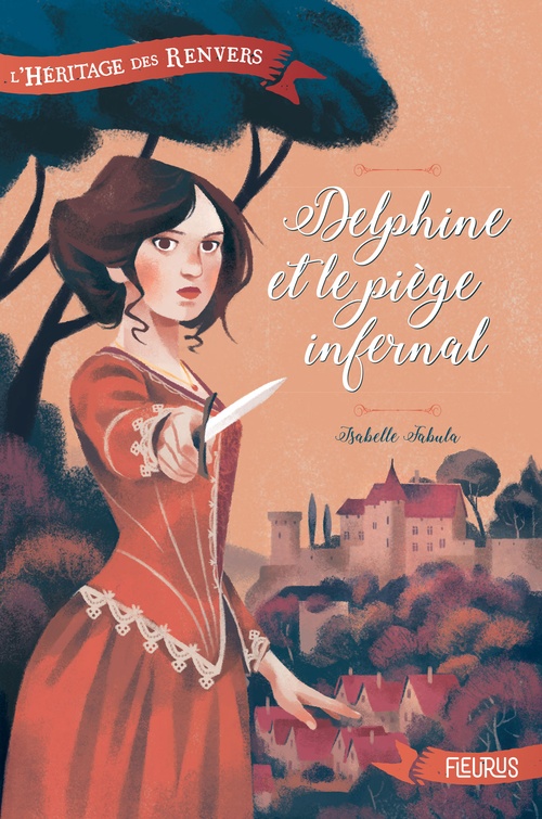 ebook cover of Delphine et le piège infernal, by Isabelle Fabula