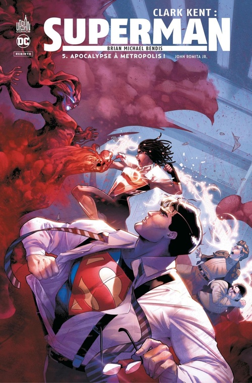Couverture ebook de Clark Kent : Superman - Tome 5 - Apocalyspe à Metropolis, de Brian Michael Bendis
