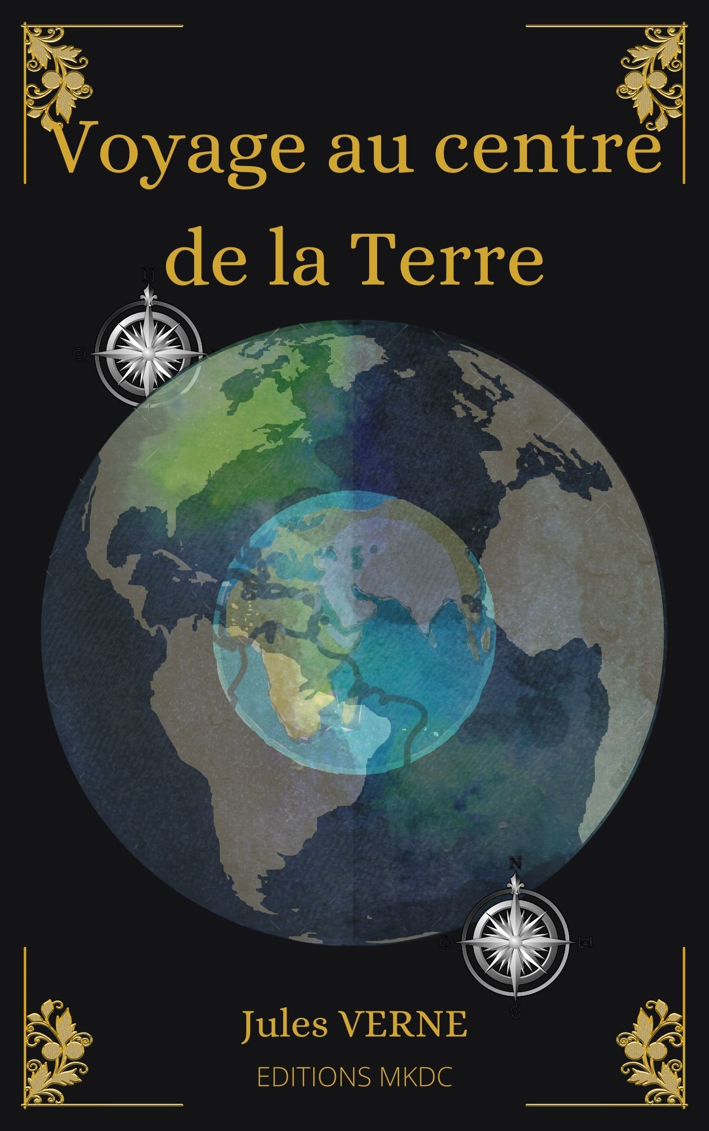 ebook cover of Voyage au centre de la Terre, by Jules Verne