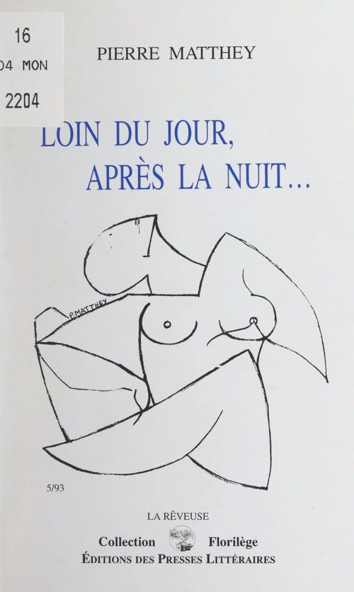 ebook cover of Loin du jour, après la nuit..., by Pierre Matthey