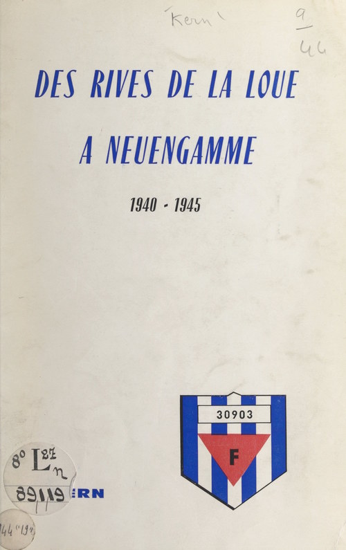 Couverture ebook de Des rives de la Loue à Neuengamme, 1940-1945, de Paul Kern