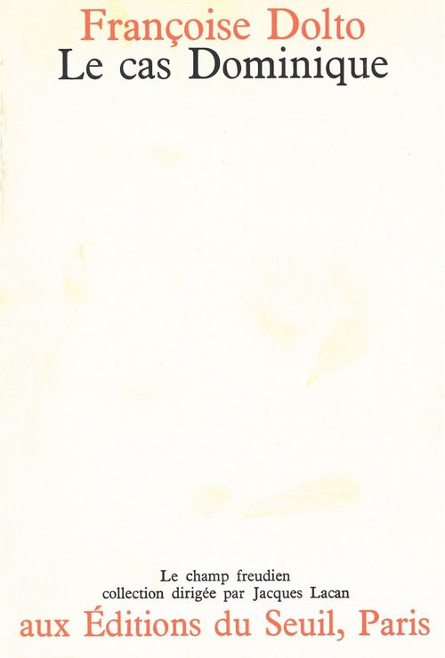 Couverture ebook de Le Cas Dominique, de Dolto Francoise