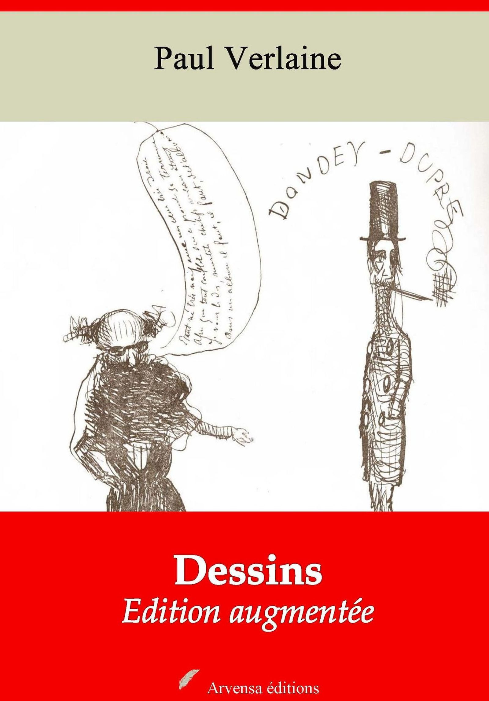Couverture ebook de Dessins - suivi d'annexes, de Paul Verlaine