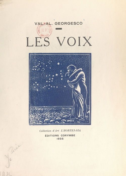 ebook cover of Les voix, by Valentin Alexandru Georgesco
