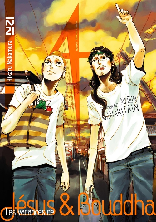 Couverture ebook de Les vacances de Jésus & Bouddha - tome 4, de Hikaru Nakamura