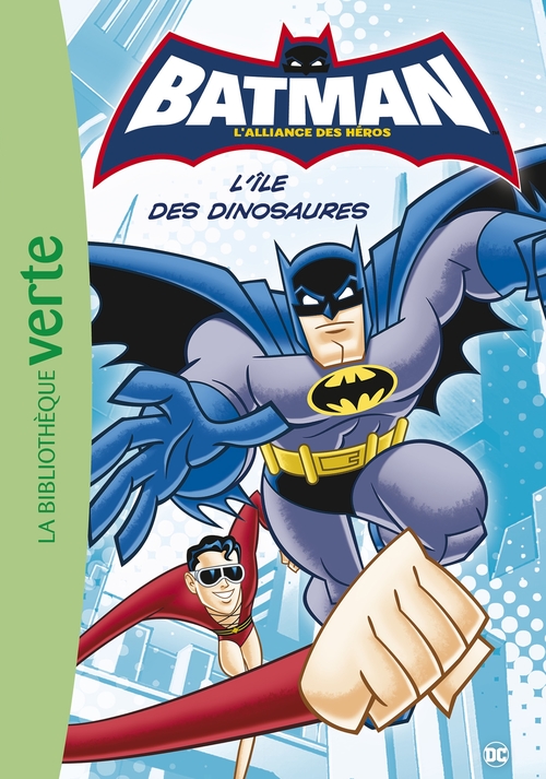 ebook cover of Batman 01 - L'île des dinosaures, by Warner Bros