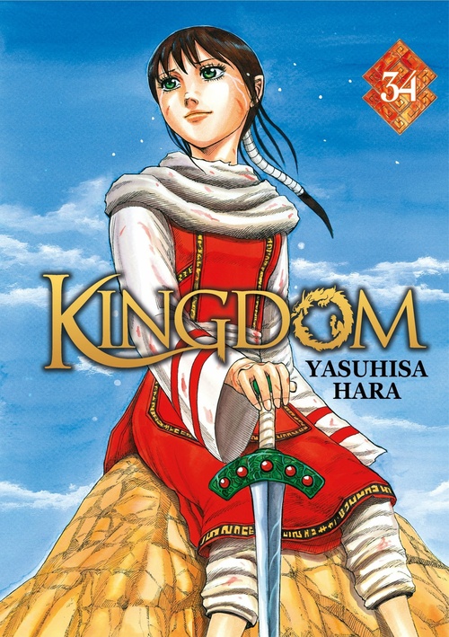 Couverture ebook de Kingdom - Tome 34, de Yasuhisa Hara, Riichirô Inagaki