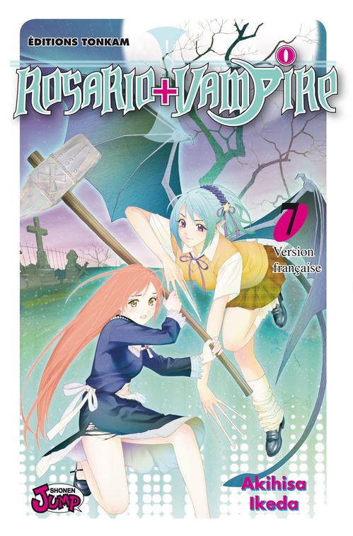 Couverture ebook de Rosario + Vampire T07, de Akihisa Ikeda