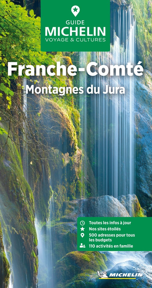 Couverture ebook de Guide Vert Franche-Comté, de Collectif