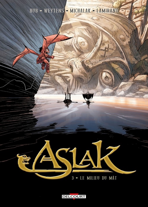 ebook cover of Aslak T03 - Le milieu du mât, by Hub