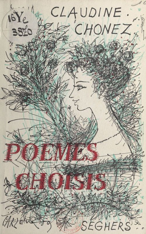 Couverture ebook de Poèmes choisis, de Claudine Chonez