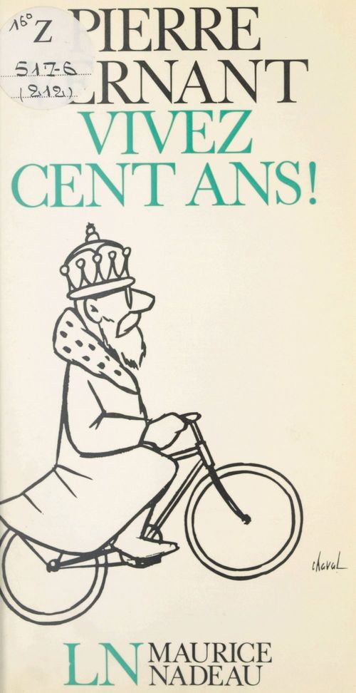 Couverture ebook de Vivez cent ans !, de Pierre Vernant