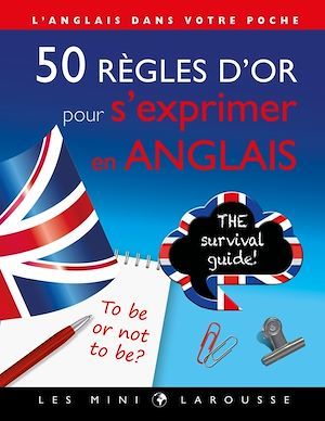 Couverture ebook de 50 règles d'or pour s'exprimer en anglais, de Collectif