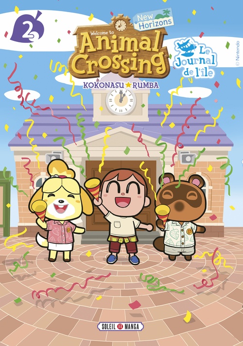 Couverture ebook de Animal Crossing : New Horizons - Le Journal de l'île T02, de Nintendo